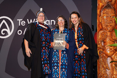 Photo from Ceremony 2 of the TWoA Tāmaki Makaurau 2025 Graduations (May 2025) held at the Mangere Arts Centre in Auckland, New Zealand on Monday, 26 May, 2025. Photo by Mike Walen / KeyImagery Photography. Copyright: © 2025 Te Wānanga o Aotearoa.