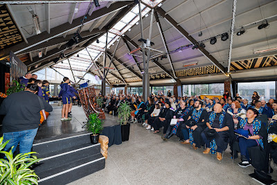 Photo from the TWoA Waiariki 2023 Graduations (Waiwhero), held at Te Puia, Rotorua, Bay of Plenty, New Zealand on Friday, 12 May, 2023. Photo: Mike Walen / KeyImagery Photography. Copyright: © Te Wānanga o Aotearoa.
