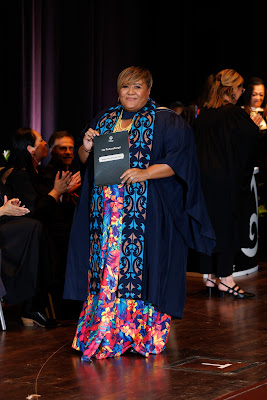 Photo from the TWoA Tāmaki Makaurau 2023 Graduations (Ceremony 1 @ 10am), held at the Due Drop Events Centre, Manukau, Auckland, New Zealand on Wednesday, 7 June, 2023. Photo: Mike Walen / KeyImagery Photography. Copyright: © Te Wānanga o Aotearoa.