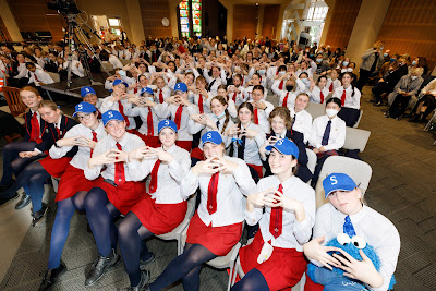 Photo from Waikato Diocesan House Singing 2022, held at Waikato Diocesan, Hamilton, New Zealand on Friday, 2 July, 2022. Photo: Mike Walen / KeyImagery Photography. Copyright: © Waikato Diocesan School for Girls.