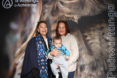 Photo from the TWoA Waiariki 2025 Graduation (Kawerau), held at the Rautahi Marae in Kawerau, Bay of Plenty, New Zealand on Friday, 16 May, 2025. Photo: InstaBooth by KeyImagery Photography. Copyright: © 2025 Te Wānanga o Aotearoa.