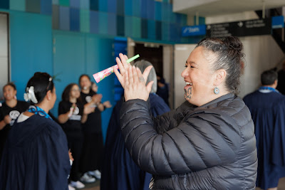 Photo from the TWoA Tainui 2024 Graduations (Ceremony 1 @ 10am), held at the Claudelands Event Centre in Hamilton, Waikato, New Zealand on Tuesday, 23 April, 2024. Photo: Mike Walen / KeyImagery Photography. Copyright: © Te Wānanga o Aotearoa.