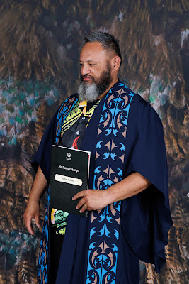 Photo from the TWoA Tāmaki Makaurau 2023 Graduations (Ceremony 6 @ 8pm), held at the Due Drop Events Centre, Manukau, Auckland, New Zealand on Thursday, 8 June, 2023. Photo: Mike Walen / KeyImagery Photography. Copyright: © Te Wānanga o Aotearoa.