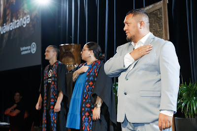 Photo from the TWoA Tainui 2024 Graduations (Ceremony 1 @ 10am), held at the Claudelands Event Centre in Hamilton, Waikato, New Zealand on Tuesday, 23 April, 2024. Photo: Mike Walen / KeyImagery Photography. Copyright: © Te Wānanga o Aotearoa.