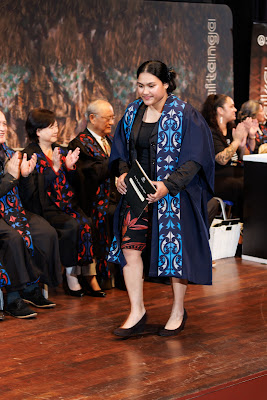 Photo from the TWoA Tāmaki Makaurau 2023 Graduations (Ceremony 3 @ 8pm), held at the Due Drop Events Centre, Manukau, Auckland, New Zealand on Wednesday, 7 June, 2023. Photo: Mike Walen / KeyImagery Photography. Copyright: © Te Wānanga o Aotearoa.