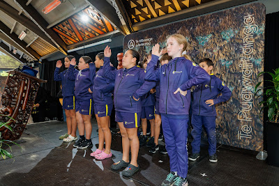 Photo from the TWoA Waiariki 2023 Graduations (Waiwhero), held at Te Puia, Rotorua, Bay of Plenty, New Zealand on Friday, 12 May, 2023. Photo: Mike Walen / KeyImagery Photography. Copyright: © Te Wānanga o Aotearoa.