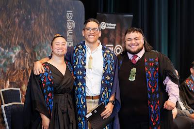 Photo from the TWoA Tāmaki Makaurau 2023 Graduations (Ceremony 6 @ 8pm), held at the Due Drop Events Centre, Manukau, Auckland, New Zealand on Thursday, 8 June, 2023. Photo: Mike Walen / KeyImagery Photography. Copyright: © Te Wānanga o Aotearoa.
