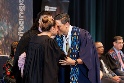 Photo from the TWoA Tāmaki Makaurau 2023 Graduations (Ceremony 6 @ 8pm), held at the Due Drop Events Centre, Manukau, Auckland, New Zealand on Thursday, 8 June, 2023. Photo: Mike Walen / KeyImagery Photography. Copyright: © Te Wānanga o Aotearoa.