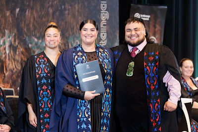 Photo from the TWoA Tāmaki Makaurau 2023 Graduations (Ceremony 6 @ 8pm), held at the Due Drop Events Centre, Manukau, Auckland, New Zealand on Thursday, 8 June, 2023. Photo: Mike Walen / KeyImagery Photography. Copyright: © Te Wānanga o Aotearoa.