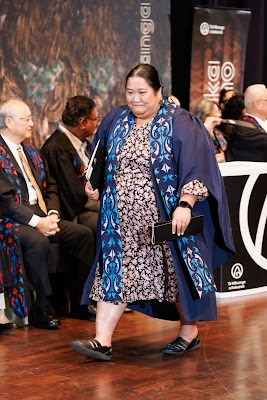 Photo from the TWoA Tāmaki Makaurau 2023 Graduations (Ceremony 3 @ 8pm), held at the Due Drop Events Centre, Manukau, Auckland, New Zealand on Wednesday, 7 June, 2023. Photo: Mike Walen / KeyImagery Photography. Copyright: © Te Wānanga o Aotearoa.
