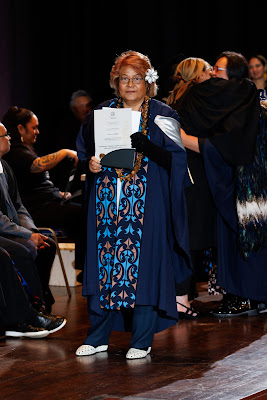Photo from the TWoA Tāmaki Makaurau 2023 Graduations (Ceremony 1 @ 10am), held at the Due Drop Events Centre, Manukau, Auckland, New Zealand on Wednesday, 7 June, 2023. Photo: Mike Walen / KeyImagery Photography. Copyright: © Te Wānanga o Aotearoa.