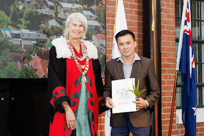 Photo from the HCC NZ Citizenship Ceremony 2 (Afternoon) held at The Atrium, Wintec/Te Pukenga, Hamilton, Waikato, New Zealand at 3:30pm on Monday, 11 March, 2024. Photo: Mike Walen / KeyImagery Photography. Copyright: © Hamilton City Council.