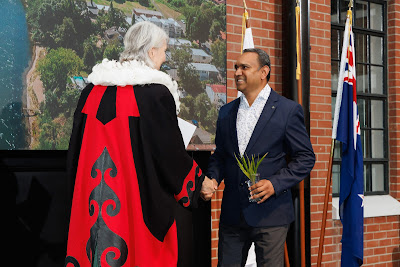 Photo from the HCC NZ Citizenship Ceremony 2 (Afternoon) held at The Atrium, Wintec/Te Pukenga, Hamilton, Waikato, New Zealand at 3:30pm on Monday, 11 March, 2024. Photo: Mike Walen / KeyImagery Photography. Copyright: © Hamilton City Council.