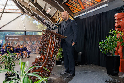 Photo from the TWoA Waiariki 2023 Graduations (Waiwhero), held at Te Puia, Rotorua, Bay of Plenty, New Zealand on Friday, 12 May, 2023. Photo: Mike Walen / KeyImagery Photography. Copyright: © Te Wānanga o Aotearoa.