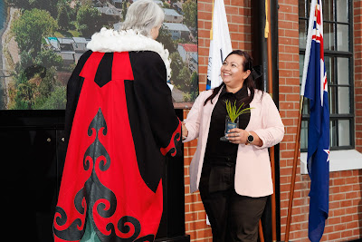 Photo from the HCC NZ Citizenship Ceremony 2 (Afternoon) held at The Atrium, Wintec/Te Pukenga, Hamilton, Waikato, New Zealand at 3:30pm on Monday, 11 March, 2024. Photo: Mike Walen / KeyImagery Photography. Copyright: © Hamilton City Council.