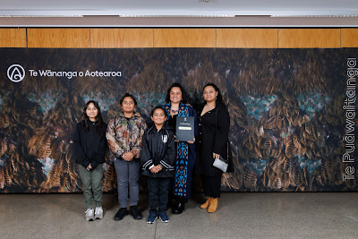 Photo from the TWoA Tāmaki Makaurau 2023 Graduations (Ceremony 6 @ 8pm), held at the Due Drop Events Centre, Manukau, Auckland, New Zealand on Thursday, 8 June, 2023. Photo: Mike Walen / KeyImagery Photography. Copyright: © Te Wānanga o Aotearoa.