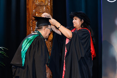 Photo from the TWoA Tainui 2025 Graduations (Ceremony 3 @ 10am) held at Claudelands Event Centre in Hamilton, Waikato, New Zealand on Wednesday, 30 April, 2025. Photography by Mike Walen / KeyImagery Photography. Copyright: © 2025 Te Wānanga o Aotearoa.