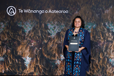 Photo from the TWoA Tāmaki Makaurau 2023 Graduations (Ceremony 6 @ 8pm), held at the Due Drop Events Centre, Manukau, Auckland, New Zealand on Thursday, 8 June, 2023. Photo: Mike Walen / KeyImagery Photography. Copyright: © Te Wānanga o Aotearoa.