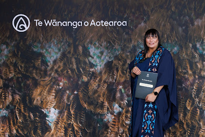 Photo from the TWoA Tāmaki Makaurau 2023 Graduations (Ceremony 6 @ 8pm), held at the Due Drop Events Centre, Manukau, Auckland, New Zealand on Thursday, 8 June, 2023. Photo: Mike Walen / KeyImagery Photography. Copyright: © Te Wānanga o Aotearoa.