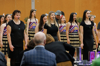 Photo from the Waikato Diocesan Whānau Dinner 2022 held in the school gym at Waikato Diocesan, Hamilton, New Zealand. Taken: Friday, 9 September 2022. Photography: Mike Walen / KeyImagery Photography. Copyright: © Waikato Diocesan School for Girls.
