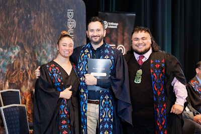 Photo from the TWoA Tāmaki Makaurau 2023 Graduations (Ceremony 6 @ 8pm), held at the Due Drop Events Centre, Manukau, Auckland, New Zealand on Thursday, 8 June, 2023. Photo: Mike Walen / KeyImagery Photography. Copyright: © Te Wānanga o Aotearoa.
