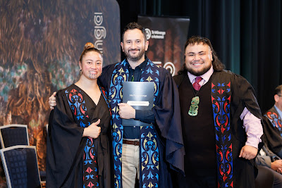 Photo from the TWoA Tāmaki Makaurau 2023 Graduations (Ceremony 6 @ 8pm), held at the Due Drop Events Centre, Manukau, Auckland, New Zealand on Thursday, 8 June, 2023. Photo: Mike Walen / KeyImagery Photography. Copyright: © Te Wānanga o Aotearoa.