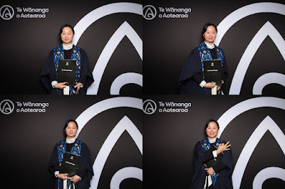 Photo from the TWoA Tāmaki Makaurau 2023 November Graduations (Ceremony 2 @ 6pm), held at the Due Drop Events Centre, Manukau, Auckland, New Zealand on Tuesday, 28 November, 2023. Photo: InstaBooth by KeyImagery Photography. Copyright: © Te Wānanga o Aotearoa.