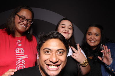 Booth photo from the TWoA Tainui 2019 Graduations (Ceremony 2),  held at Hamilton Boys' High School, Hamilton, New Zealand. Taken: Wednesday 17 April 2019. Photo: InstaBooth / KeyImagery Photography. Copyright: © Te Wānanga o Aotearoa.