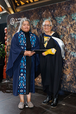 Photo from the TWoA Waiariki 2023 Graduations (Waiwhero), held at Te Puia, Rotorua, Bay of Plenty, New Zealand on Friday, 12 May, 2023. Photo: Mike Walen / KeyImagery Photography. Copyright: © Te Wānanga o Aotearoa.