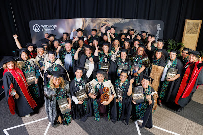 Photo from the TWoA Tainui 2025 Graduations (Ceremony 3 @ 10am) held at Claudelands Event Centre in Hamilton, Waikato, New Zealand on Wednesday, 30 April, 2025. Photography by Mike Walen / KeyImagery Photography. Copyright: © 2025 Te Wānanga o Aotearoa.