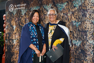 Photo from the TWoA Waiariki 2023 Graduations (Waiwhero), held at Te Puia, Rotorua, Bay of Plenty, New Zealand on Friday, 12 May, 2023. Photo: Mike Walen / KeyImagery Photography. Copyright: © Te Wānanga o Aotearoa.