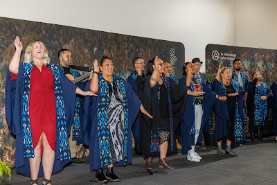 Photo from the TWoA Waiariki 2023 Graduations (Whakatāne), held at the Baptist Church, WHakatāne, Bay of Plenty, New Zealand on Wednesday, 17 May, 2023. Photo: Mike Walen / KeyImagery Photography. Copyright: © Te Wānanga o Aotearoa.