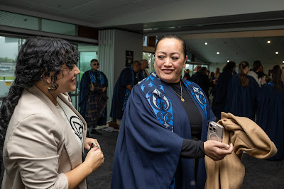 Photo from the TWoA Te Tai Tokerau (Whangarei) 2025 Graduation held at McKay Stadium in Whangarei, Northland, New Zealand on Thursday, 10 July, 2025. Photo by Alick Saunders for KeyImagery Photography. Copyright: © 2025 Te Wānanga o Aotearoa.
