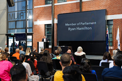 Photo from the HCC NZ Citizenship Ceremony (Morning) held in The Atrium, Wintec/Te Pukenga, Hamilton, Waikato, New Zealand at 10:00am on Monday, 12 February, 2024. Photo: Mike Walen / KeyImagery Photography. Copyright: © Hamilton City Council.
