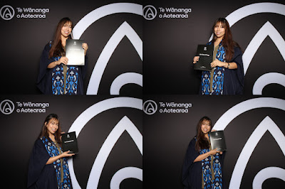 Photo from the TWoA Tāmaki Makaurau 2023 November Graduations (Ceremony 2 @ 6pm), held at the Due Drop Events Centre, Manukau, Auckland, New Zealand on Tuesday, 28 November, 2023. Photo: InstaBooth by KeyImagery Photography. Copyright: © Te Wānanga o Aotearoa.