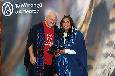 Photo from the TWoA Waiariki 2025 Graduations (Waiwhero) held at the Distinction Hotel, Rotorua, Bay of Plenty, New Zealand on Friday, 9 May, 2025. Photography by Mike Walen / KeyImagery Photography. Copyright: © 2025 Te Wānanga o Aotearoa.