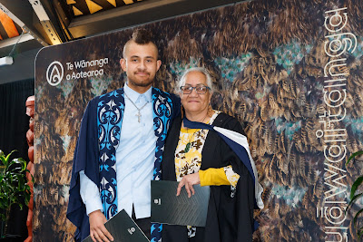 Photo from the TWoA Waiariki 2023 Graduations (Waiwhero), held at Te Puia, Rotorua, Bay of Plenty, New Zealand on Friday, 12 May, 2023. Photo: Mike Walen / KeyImagery Photography. Copyright: © Te Wānanga o Aotearoa.