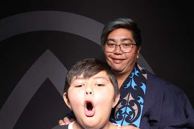 Booth photo from the TWoA Tainui 2019 Graduations (Ceremony 2),  held at Hamilton Boys' High School, Hamilton, New Zealand. Taken: Wednesday 17 April 2019. Photo: InstaBooth / KeyImagery Photography. Copyright: © Te Wānanga o Aotearoa.