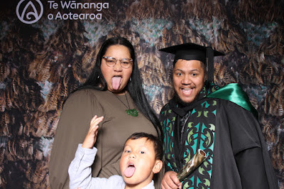 Booth photo from the TWoA Tainui 2021 Graduations (Friday - Ceremony 3),  held at Elim Church, Te Rapa, Hamilton, New Zealand. Taken: Friday 23 April 2021. Photo: InstaBooth / KeyImagery Photography. Copyright: © Te Wānanga o Aotearoa.