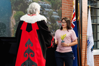 Photo from the HCC NZ Citizenship Ceremony (Morning) held in The Atrium, Wintec/Te Pukenga, Hamilton, Waikato, New Zealand at 10:00am on Monday, 12 February, 2024. Photo: Mike Walen / KeyImagery Photography. Copyright: © Hamilton City Council.