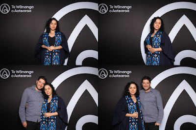 Photo from the TWoA Tāmaki Makaurau 2023 November Graduations (Ceremony 2 @ 6pm), held at the Due Drop Events Centre, Manukau, Auckland, New Zealand on Tuesday, 28 November, 2023. Photo: InstaBooth by KeyImagery Photography. Copyright: © Te Wānanga o Aotearoa.