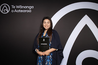 Photo from the TWoA Tāmaki Makaurau 2023 November Graduations (Ceremony 2 @ 6pm), held at the Due Drop Events Centre, Manukau, Auckland, New Zealand on Tuesday, 28 November, 2023. Photo: InstaBooth by KeyImagery Photography. Copyright: © Te Wānanga o Aotearoa.