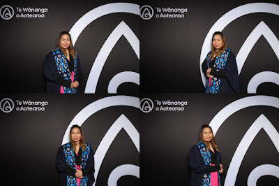 Photo from the TWoA Tāmaki Makaurau 2023 November Graduations (Ceremony 2 @ 6pm), held at the Due Drop Events Centre, Manukau, Auckland, New Zealand on Tuesday, 28 November, 2023. Photo: InstaBooth by KeyImagery Photography. Copyright: © Te Wānanga o Aotearoa.