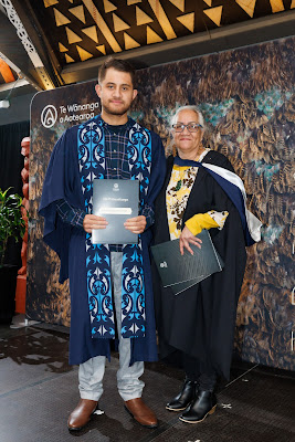 Photo from the TWoA Waiariki 2023 Graduations (Waiwhero), held at Te Puia, Rotorua, Bay of Plenty, New Zealand on Friday, 12 May, 2023. Photo: Mike Walen / KeyImagery Photography. Copyright: © Te Wānanga o Aotearoa.
