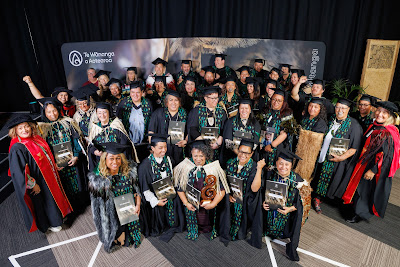Photo from the TWoA Tainui 2025 Graduations (Ceremony 3 @ 10am) held at Claudelands Event Centre in Hamilton, Waikato, New Zealand on Wednesday, 30 April, 2025. Photography by Mike Walen / KeyImagery Photography. Copyright: © 2025 Te Wānanga o Aotearoa.
