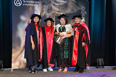 Photo from the TWoA Tainui 2025 Graduations (Ceremony 3 @ 10am) held at Claudelands Event Centre in Hamilton, Waikato, New Zealand on Wednesday, 30 April, 2025. Photography by Mike Walen / KeyImagery Photography. Copyright: © 2025 Te Wānanga o Aotearoa.