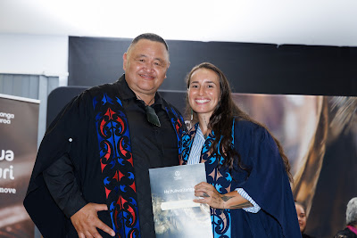 Photo from the TWoA Te Tai Tokerau (Kaitaia) 2025 Graduation held at Te Kura Kaupapa Maori o Pukemiro in Kaitaia, Northland, New Zealand on Monday, 14 April, 2025. Photo by Mike Walen / KeyImagery Photography. Copyright: © 2025 Te Wānanga o Aotearoa.
