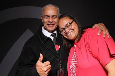 Booth photo from the TWoA Tainui 2019 Graduations (Ceremony 2),  held at Hamilton Boys' High School, Hamilton, New Zealand. Taken: Wednesday 17 April 2019. Photo: InstaBooth / KeyImagery Photography. Copyright: © Te Wānanga o Aotearoa.