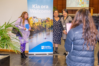 Photo from the 2022 Hamilton City Council Welcoming Week Launch held in the Reception Lounge at Hamilton City Council, Hamilton, Waikato, New Zealand. Taken: Friday, 9 September, 2022. Photography: Paul Melton for KeyImagery Photography. Copyright: © Hamilton City Council.