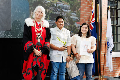 Photo from the HCC NZ Citizenship Ceremony (Morning) held in The Atrium, Wintec/Te Pukenga, Hamilton, Waikato, New Zealand at 10:00am on Monday, 12 February, 2024. Photo: Mike Walen / KeyImagery Photography. Copyright: © Hamilton City Council.